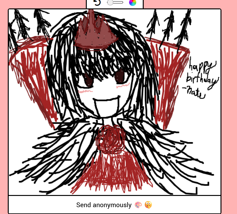 happy birthday cakeboy, take this bad drawing..