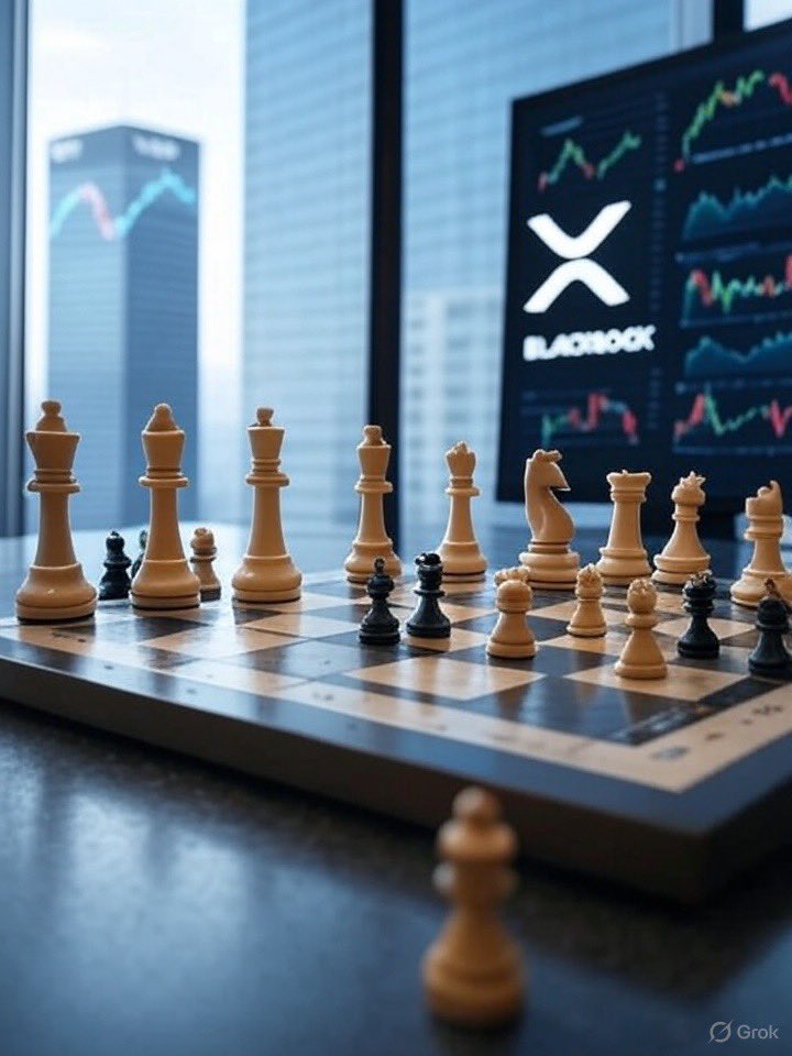 RibbleBrando's tweet photo. BlackRock’s Bitcoin ETF success followed a strategic wait-and-see approach. While early Bitcoin ETF filings were rejected, BlackRock bided its time, filing later with a refined strategy and reported SEC coordination, becoming the first approved. History may repeat with XRP. https://t.co/caJ76G7Qv6
