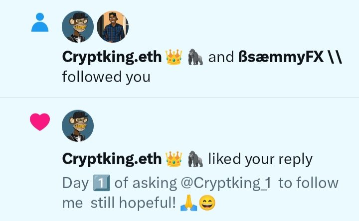 AhamadAli718864's tweet photo. Waited only 2 minutes and boom @cryptking_1 hit that follow like it was a lightning bolt ⚡️😂 Guess I’m just too irresistible! What’s next, a DM? 😎🔥 #TooFastTooFurious #FollowBackMagic https://t.co/gZJjGRNd2V