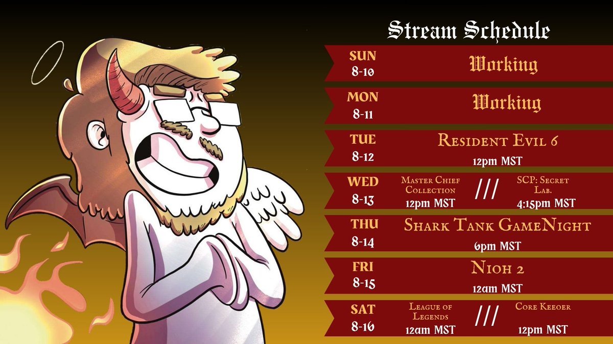 Lorvanack's tweet photo. Looking like some awesome streams coming up! Be sure to stop by and enjoy your time!
Be sure to follow on https://t.co/gPA6fFijBY and https://t.co/Pf6iStMDas
#Streaming #CoOpGaming #WeekSchedule #Twitch https://t.co/wyWXOP3o3x