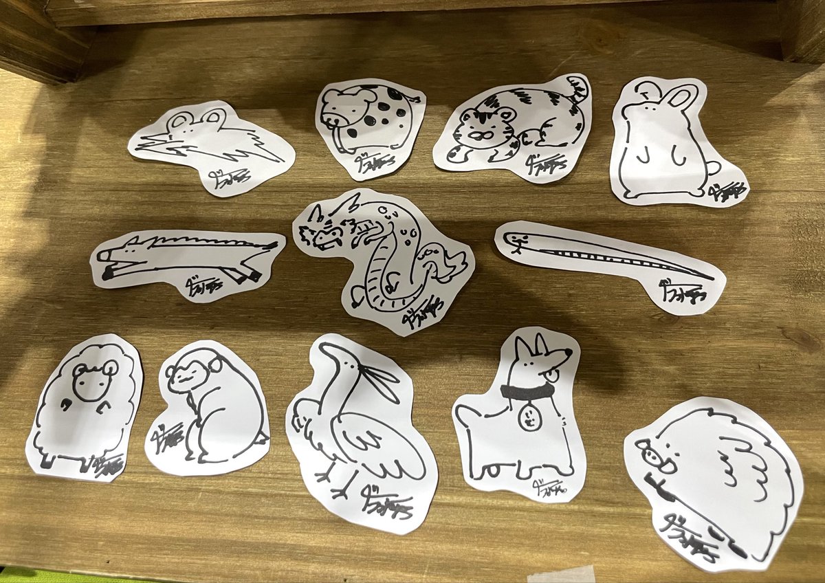イベントでお配りするカードorシールにイラストを描くのでリクエストください🙃

絵文字でも一言でも大丈夫です! 