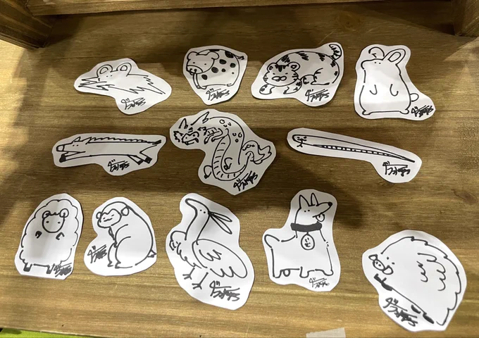 イベントでお配りするカードorシールにイラストを描くのでリクエストください🙃

絵文字でも一言でも大丈夫です! 