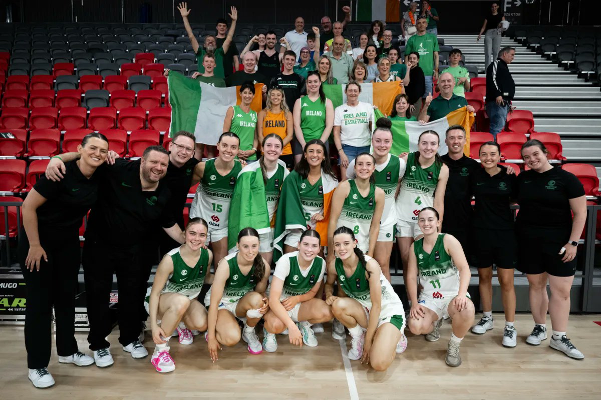 Team 👊

That’s a wrap on FIBA Youth EuroBasket for our U20 Women, taking an impressive 7th place back to 🇮🇪

#GreenMeansGo ☘️ || #IrishBasketball