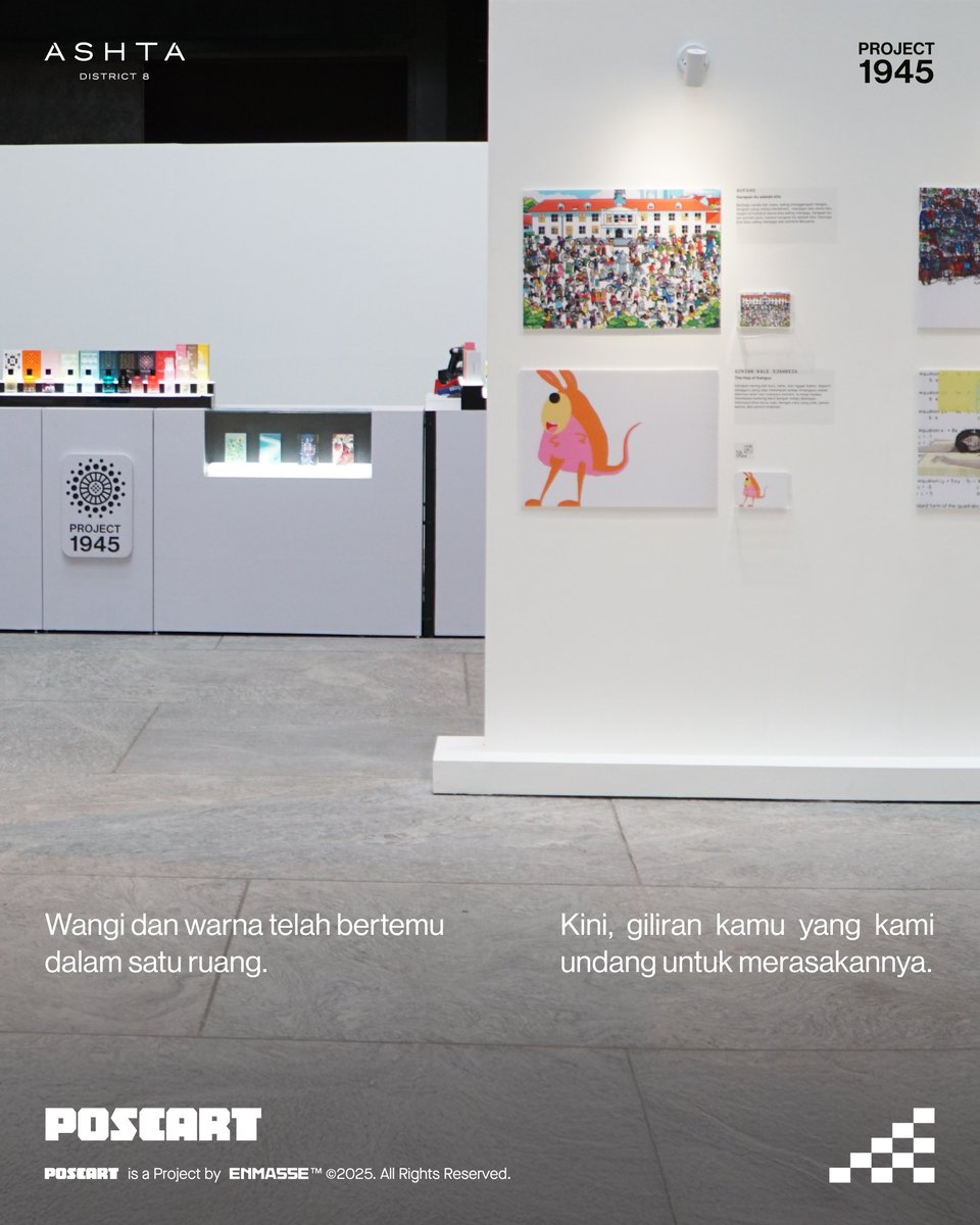 Project1945's tweet image. #𝐇𝐨𝐩𝐞𝐅𝐨𝐫𝐈𝐧𝐝𝐨𝐧𝐞𝐬𝐢𝐚.

Kunjungi dan nikmati—tempat di mana aroma dan warna saling menyapa, dan cerita hadir dalam bentuk yang tak hanya bisa dilihat,
tapi juga dirasakan.

✨ POSCART: Hope for Indonesia
📍 Melting Pot, GF ASHTA District 8
🗓️ 7–17 Agustus 2025