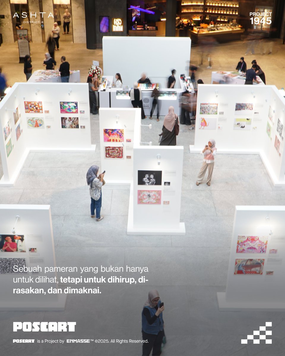Project1945's tweet image. #𝐇𝐨𝐩𝐞𝐅𝐨𝐫𝐈𝐧𝐝𝐨𝐧𝐞𝐬𝐢𝐚.

Kunjungi dan nikmati—tempat di mana aroma dan warna saling menyapa, dan cerita hadir dalam bentuk yang tak hanya bisa dilihat,
tapi juga dirasakan.

✨ POSCART: Hope for Indonesia
📍 Melting Pot, GF ASHTA District 8
🗓️ 7–17 Agustus 2025