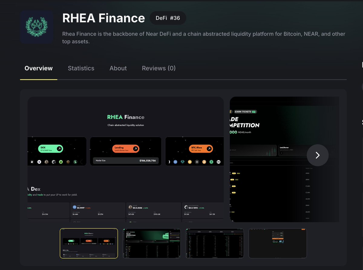 GM to the $RHEA community on <a href="/BNBCHAIN/">BNB Chain</a> ✊

We're rapidly climbing the DeFi leaderboard 🌬️.

Unlock 🔓more chain ⛓️ DeFi is about consumers.