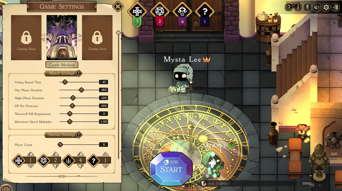 We've unleashed one of the most game-changing updates in Castle of Blackwater’s history:  

💥CUSTOM LOBBY SETTINGS!💥

This is not just an extra toggle here and there. This is handing the keys to the Castle straight to you. 🏰

Read the full article below⬇️