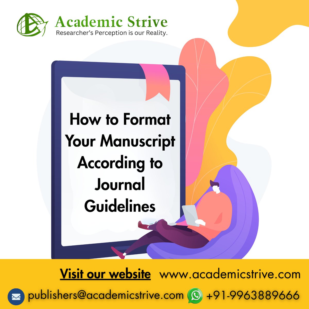 Formatting your manuscript according to journal guidelines can boost acceptance rates. Don’t let small errors cost you big opportunities! #ResearchWriting #AcademicPublishing #ManuscriptFormatting #AcademicStrive