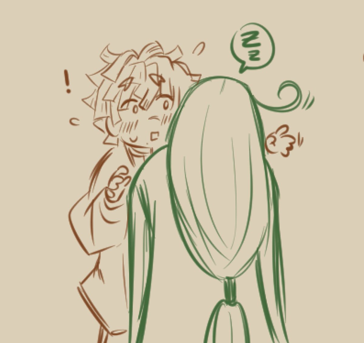 sunnydrawzzz's tweet photo. 🍀⚡️ZenSui

never talk about these two but zenitsu and Asui 🙂‍↕️ill draw her ref later since the other one is rlly old https://t.co/WzKh9qNoFB