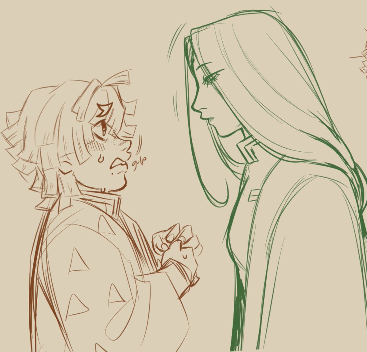 sunnydrawzzz's tweet photo. 🍀⚡️ZenSui

never talk about these two but zenitsu and Asui 🙂‍↕️ill draw her ref later since the other one is rlly old https://t.co/WzKh9qNoFB