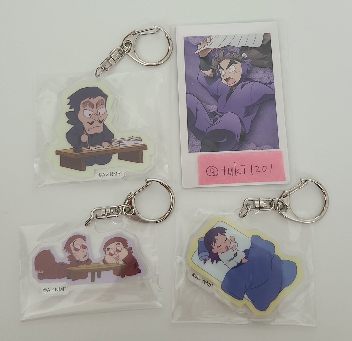 tuki1201's tweet photo. 【交換】劇場版 忍たま 体験展 忍務振り返りの段 トレーディングミニキャラアクリルキーホルダーA

譲) 山田伝蔵、ドクタケ忍者、���津のきり丸
求) 5年生(久々知兵助以外)

郵送のみ
お気軽にお声がけください https://t.co/mwJY2GEgeT
