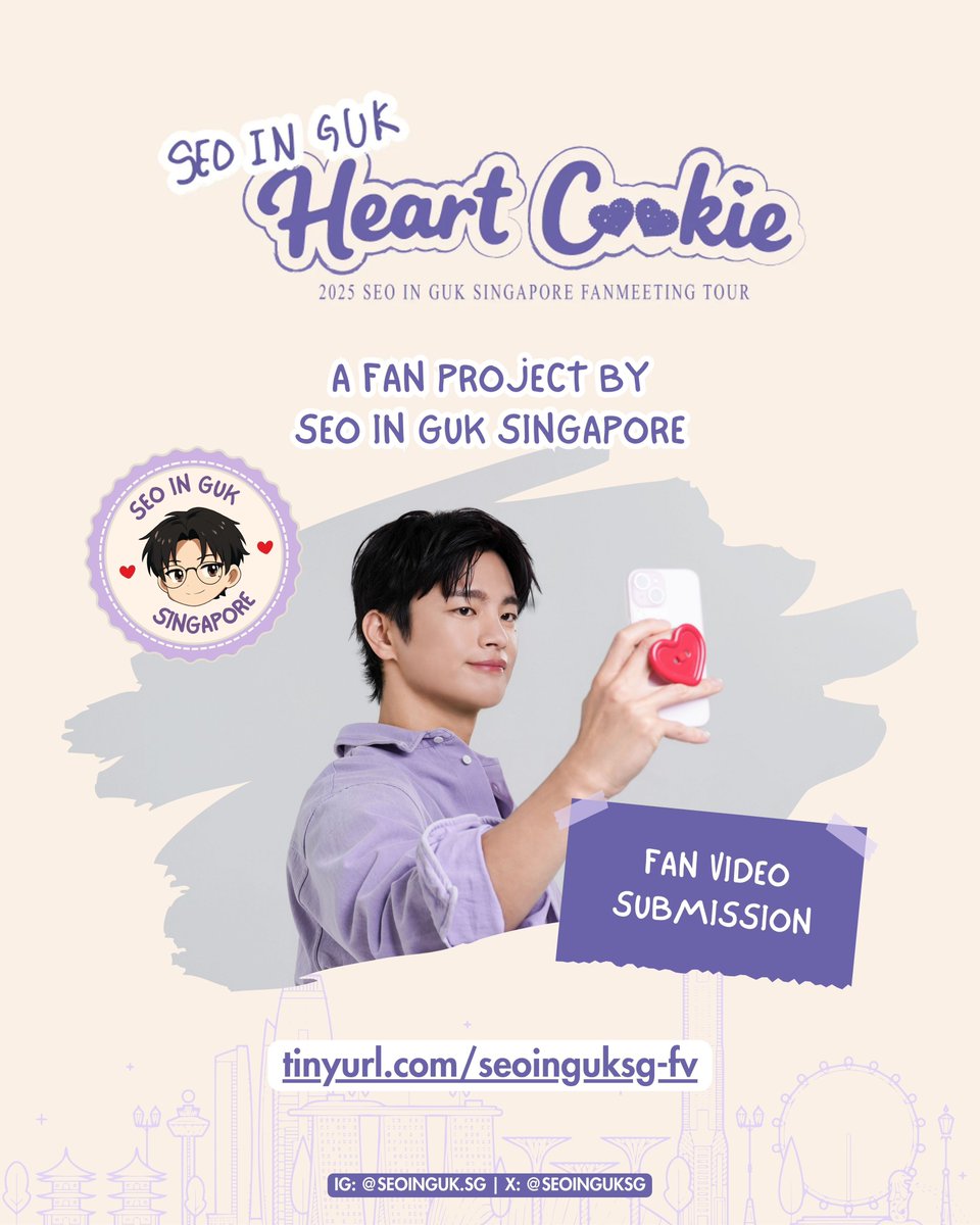 SEOINGUKSG's tweet photo. Calling all Singapore and Global Heartriders! 🇸🇬🌎

We’re putting together a special fan video to be played during the fanmeet and we want 𝐘𝐎𝐔 to be a part of it! 

👉🏻 https://t.co/eeaePF9Z98 

For any questions or inquiries, feel free to reach out to us through our DMs. 💜 https://t.co/0gCtcTcP90