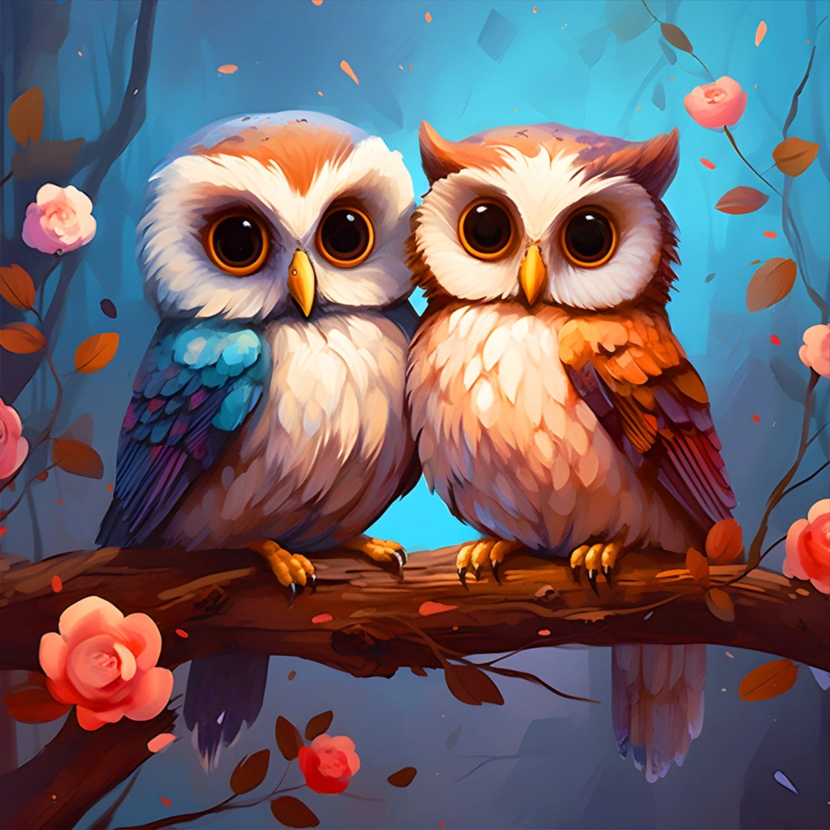 🖍️🖌️APP PICS THAT I COLORED 🖌️🖍️ 
🦉Cute Owls 2🦉