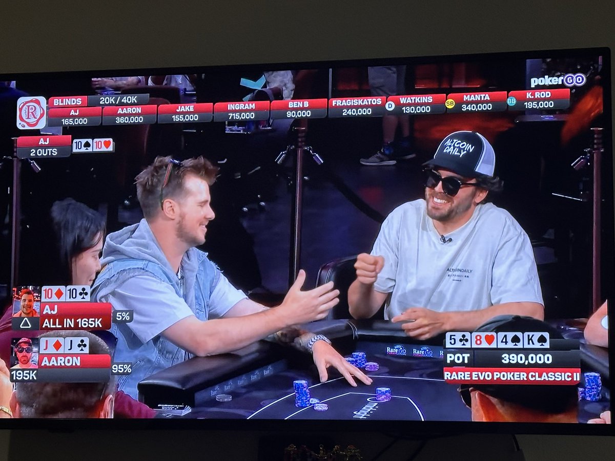 The hand that <a href="/AltcoinDaily/">Altcoin Daily</a> took out <a href="/Ajwritescrypto/">Aj</a> <a href="/RareEvo/">Rare Evo: A Blockchain Event</a>