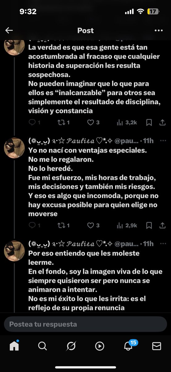 Valentinap_16's tweet photo. @paulapergolini @taniasan93 A nadie le molesta que hayas logrado lo que tienes ahora, estoy segura de que mucha gente te admira y te cree. Lo que en verdad molesta son tus comentarios ridículos que juzgan al otro por no tener los mismos resultados, creerte superior al señalarlos y esperar que sean como tú. https://t.co/Dp0fO5TgPA
