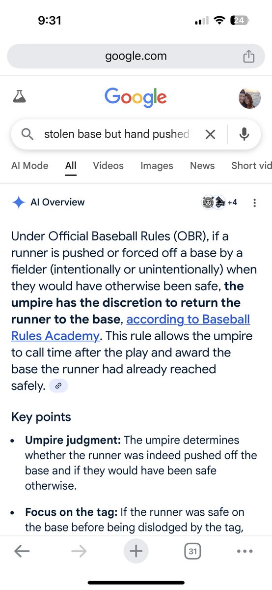 danielquentin's tweet photo. @MLBUmps @MLB @Cubs These umps need some damn education in the rules. Berti was 1000% safe on that play, but was forced off of it unintentionally by the shortstop, which should have been corrected to safe. Just terrible. #dobettermlb https://t.co/D0qKfb6b8i