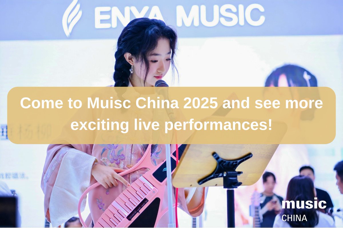 Phuong My Chi's performances are excellent fusion innovations of Vietnamese folk songs and popular elements. 
Come to Music China 2025 and see more exciting live performances!

come and get tickets👉reg.musicchina-expo.com/en/?utm_source…