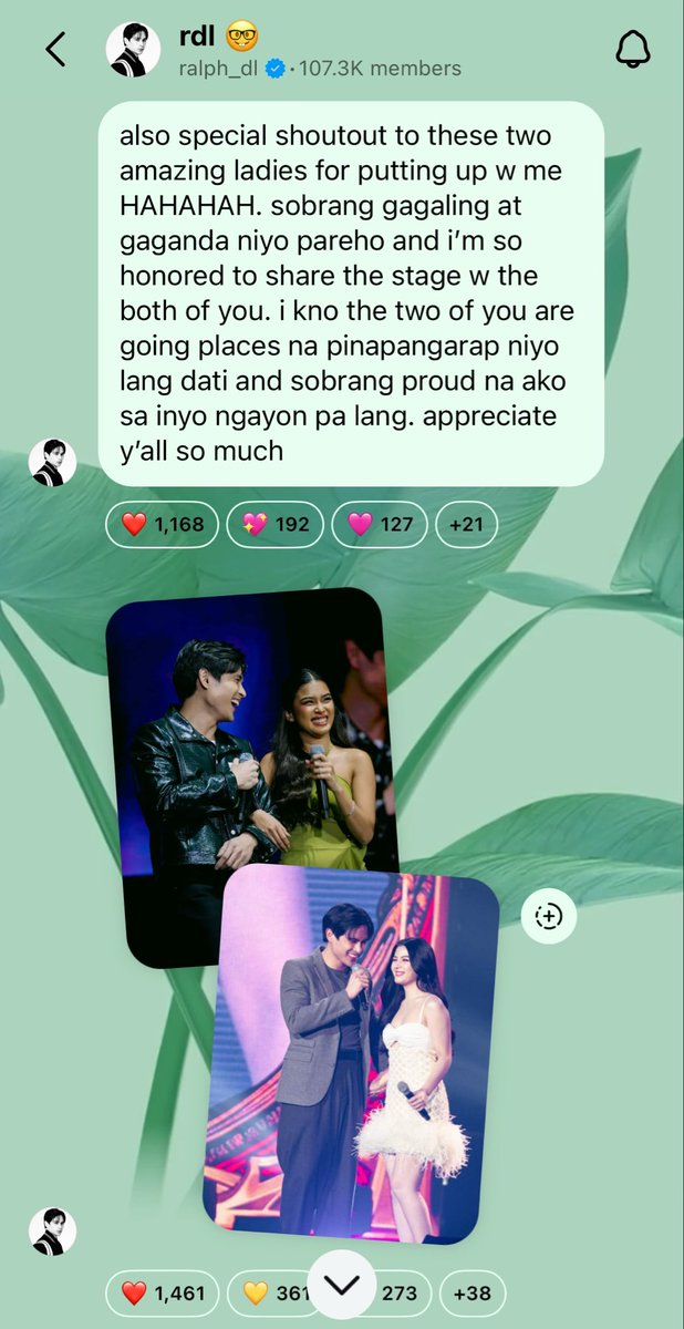 okay ralph de leon simula ngayon sakin na kita is-ship 🤍