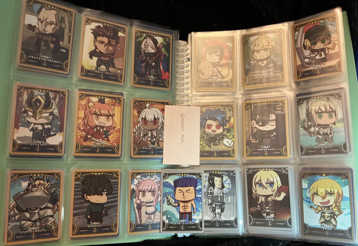 【交換】※条件有
FGO Fate Final Journey コレクションカード
トレーディングカード　トレカ
求:ﾘﾖアサエミ/ﾘﾖラスプーチン&gt;⚾️⚽️アサエミ&gt;⚾️ラスプ
　(画像①)
譲:画像②〜
　※👑付はﾘﾖラスプ優先
郵送交換(場合によって都内手渡可)
検索からでもお声がけください
譲画像はリプに続く