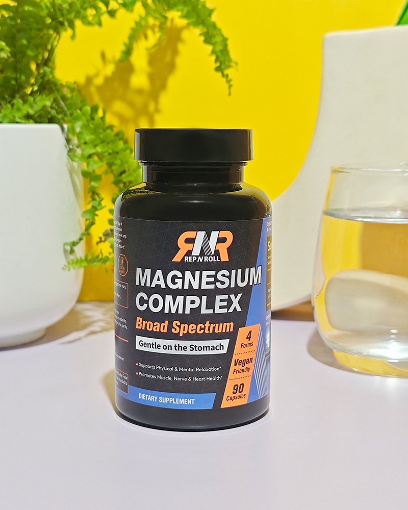 repnroll's tweet photo. Balance your body and mind naturally ✨ Rep N Roll Magnesium Complex fuels energy, relaxation, and overall wellness. #magnesium #mag #supplements #nutritiontips https://t.co/5Xp5xTyf8X