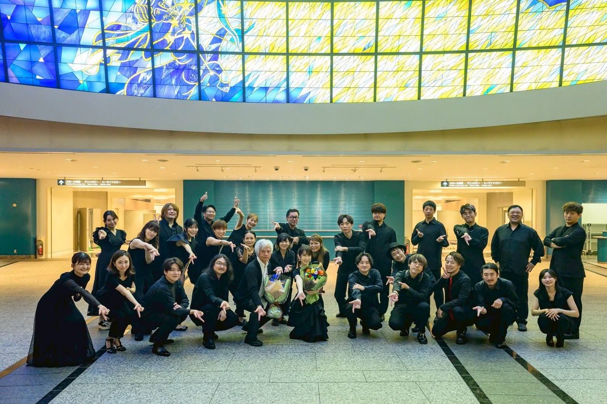nob_yaskawa's tweet photo. 『アイドリッシュセブン Symphonic Story “PIECES（追加公演）』
音楽監督・三宅一徳さん、ピアノバンマス大嵜慶子さん、演奏者の終演後写真です。
ありがとうございました！

 #アイナナ_SSP https://t.co/mY1qhiRpO5