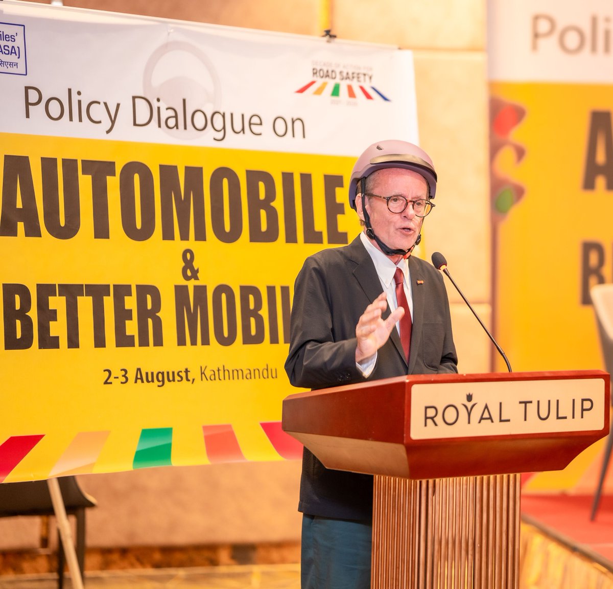 Greig Craft delivered the keynote address at the Policy Dialogue on Automobile and Better Mobility 2025 in Nepal. This is a step forward towards safer roads and better mobility for all!
➡️aip-foundation.org/greig-craft-de…