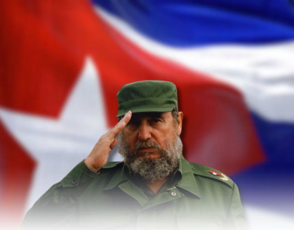 “…si nosotros estamos hoy aquí y la Revolución Cubana está aquí, es sencillamente porque Fidel entró primero en el Moncada, porque bajó primero del Granma, porque estuvo primero en la Sierra, porque fue a Playa Girón en un tanque, porque cuando había una inundación fue allá...