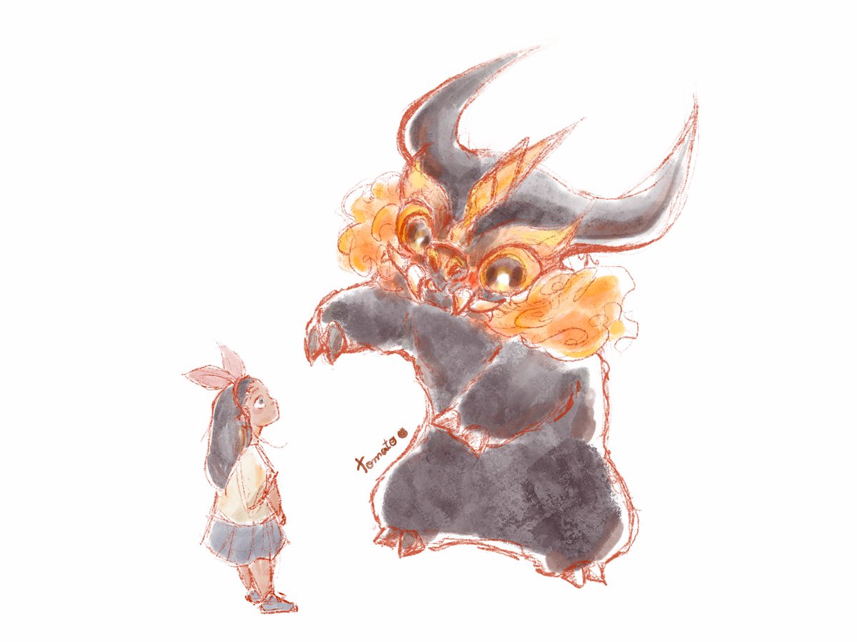 Joehardzello's tweet photo. @ninakamiestudio #apukunapakutimuynin #fanart #supay #teresa #child #peru #pucara #toro #DigitalArtist #digital #art https://t.co/xuW4oDW1oJ