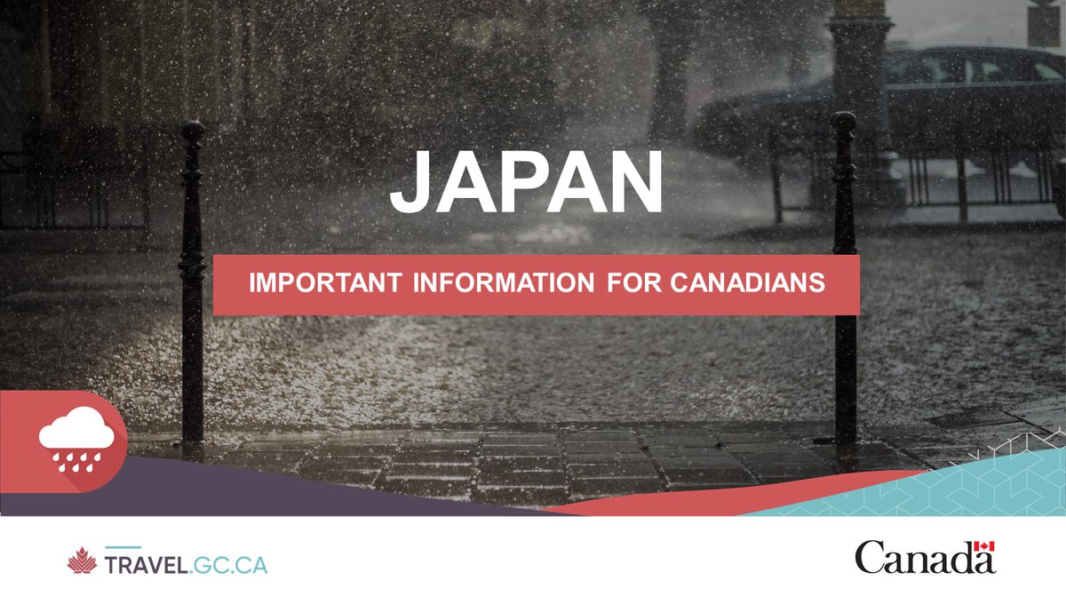 We have updated our travel advice for #Japan with information on heavy rainfall and flooding across several prefectures. For more details, consult: ow.ly/7kQQ50WCAkT