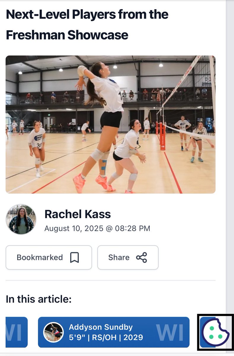 AddysonSundby's tweet image. Thank you so much @prepdigrachel! Excited to start my high school season!