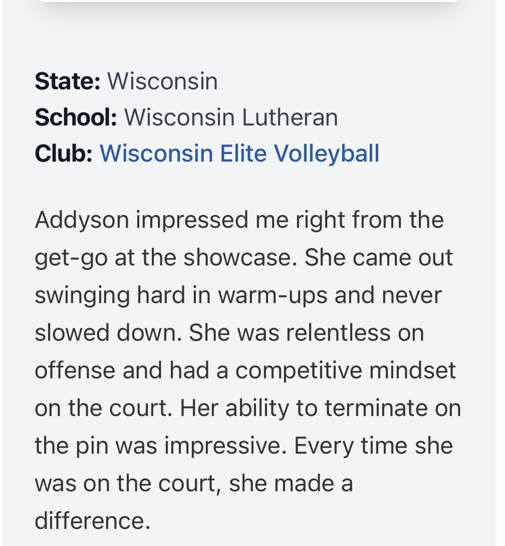 AddysonSundby's tweet image. Thank you so much @prepdigrachel! Excited to start my high school season!