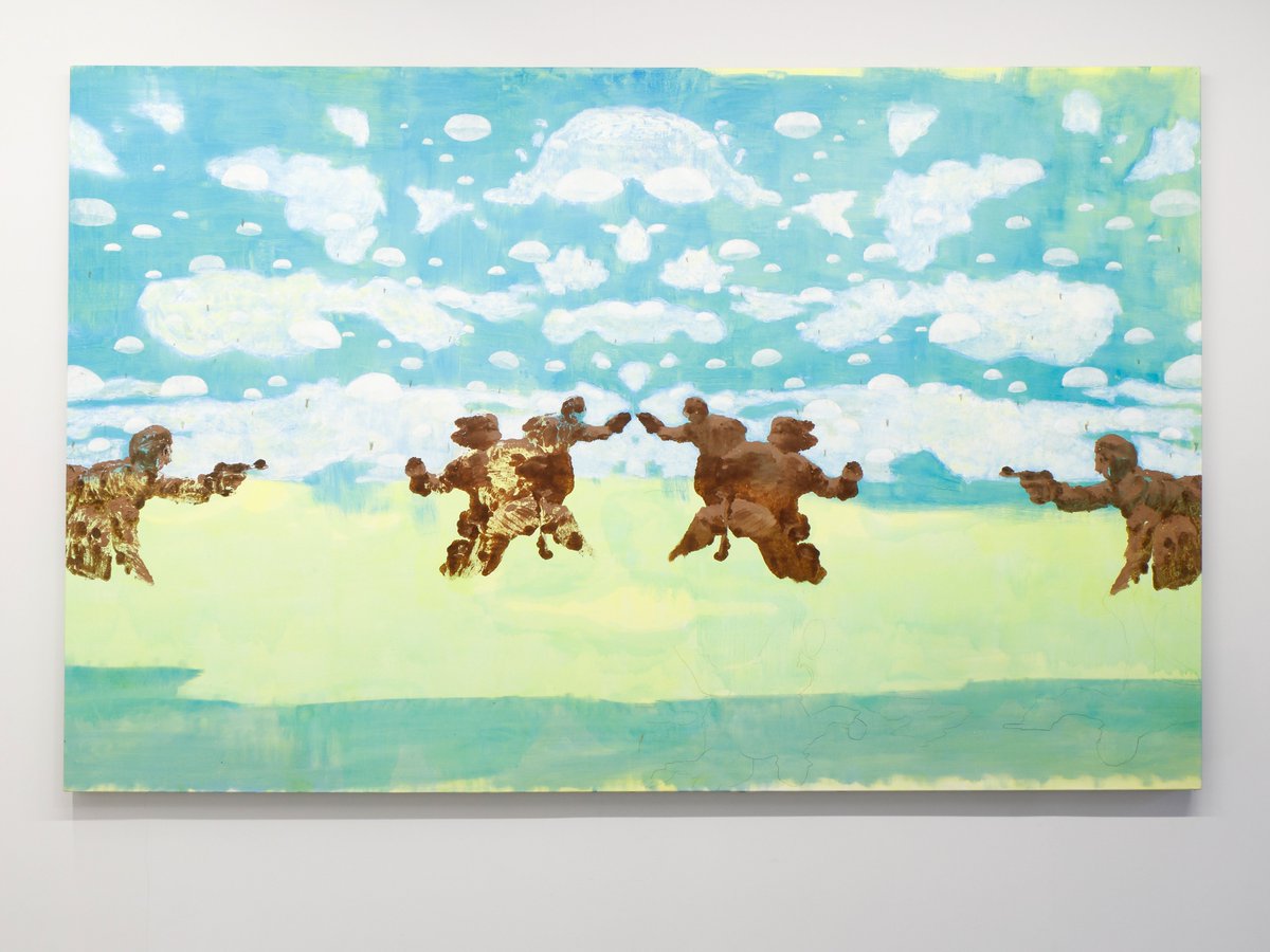夏季休業のお知らせ
MISA SHIN GALLERYは、8月12日（火）〜8月16日（土）まで夏季休業とさせていただきます。
MISA SHIN GALLERY will be closed for summer break from Tuesday, August 12 to Saturday, August 16.

小沢剛 ”す下降にンバンレパ兵神神兵パレンバンに降下す”, 2017 Photo:Keizo Kioku