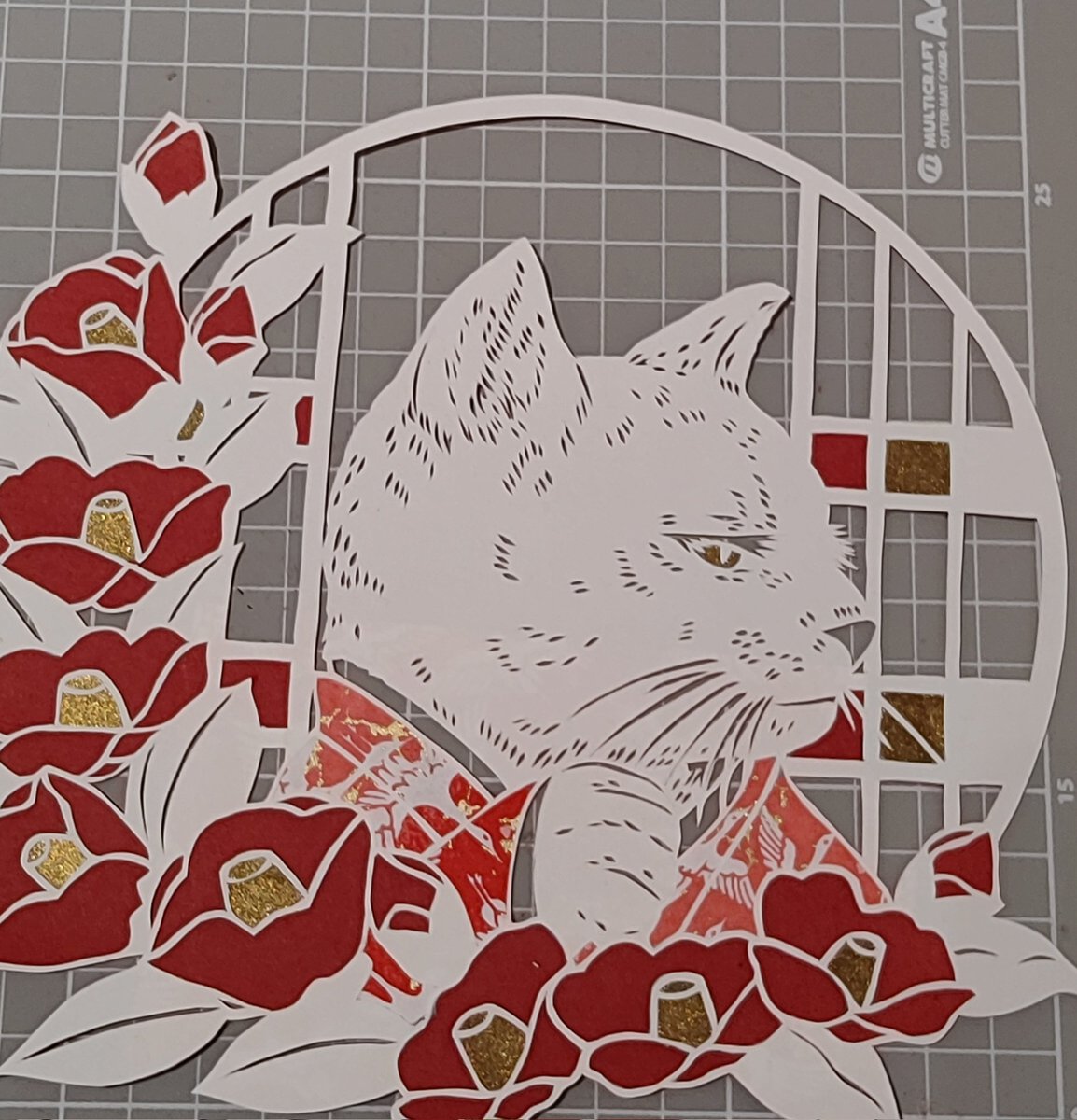 ライブ切り絵、第二弾完成ー！！
わーはーっ！！