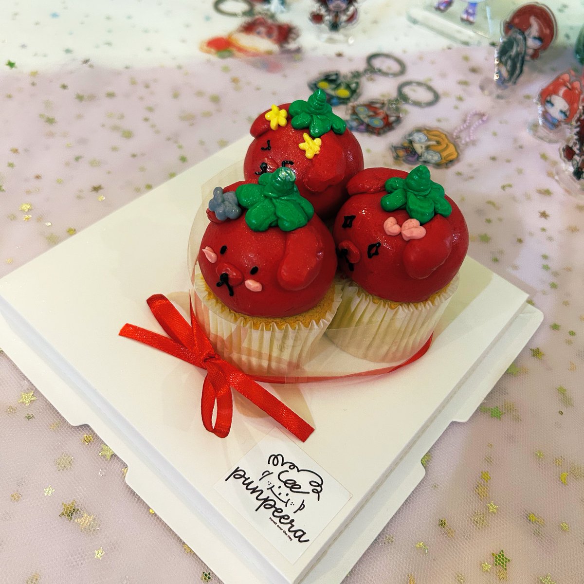 bootapioka's tweet photo. 🍅🍰 #hanaboshi3007 #ดอกไม้ดวงดาวของหมาแดง https://t.co/TnBRf6Zy5O
