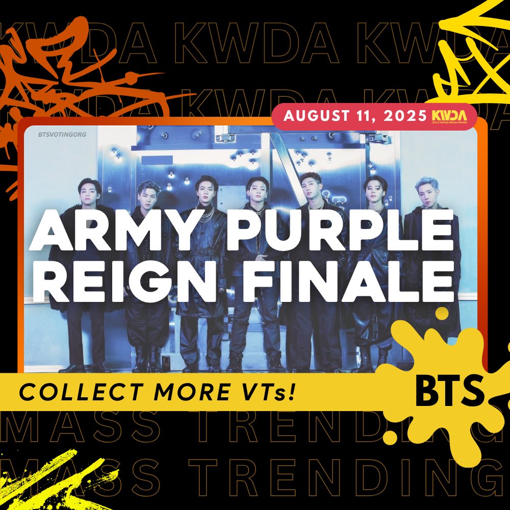 army_cavite's tweet photo. MASS TRENDING STARTS NOW

🚨3 HOURS LEFT TO VOTE🚨

Trend the keyword now and be ready for mass voting 🙏

🔑 
ARMY PURPLE REIGN FINALE
ARMY PURPLE REIGN FINALE https://t.co/JOAeOobL90