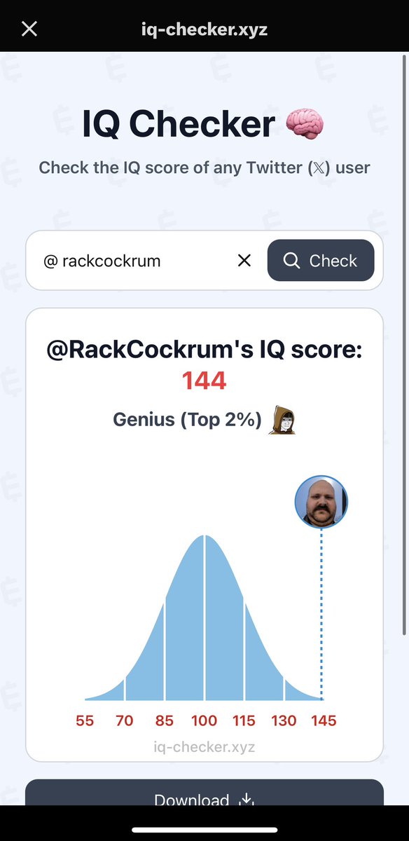 You are all beneath me.