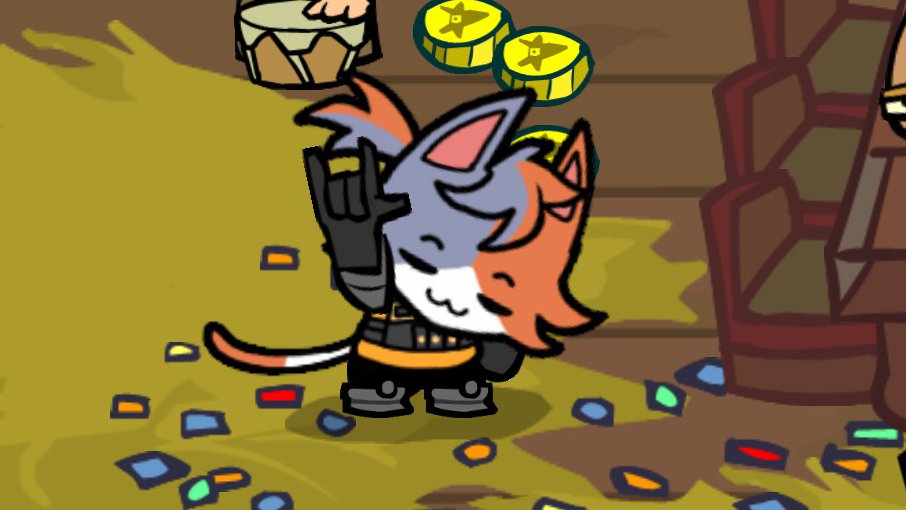 Making Cate Meowdy in Castle Crashers 🐱