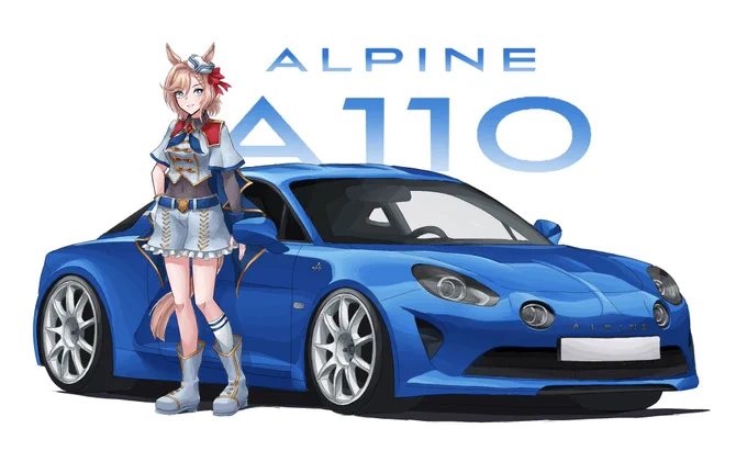 #ウマ娘好きの車乗りと繋がりたい 車もウマ娘も好きなのでこんなの描いてます!