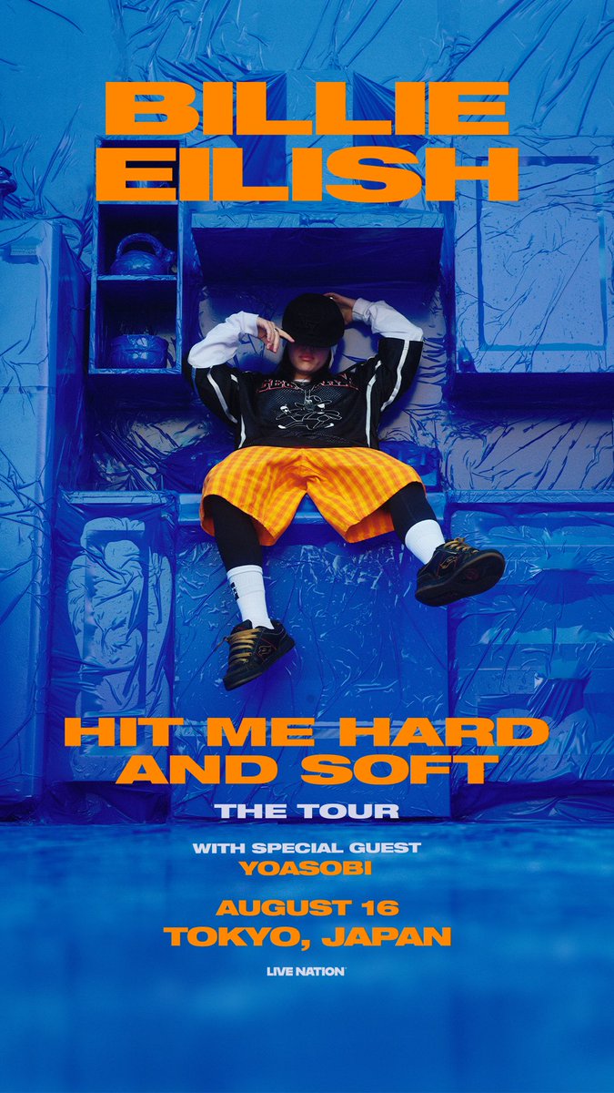 ／
YOASOBI will join Billie Eilish(<a href="/billieeilish/">billie eilish</a> )
 as special guest on her Japan tour opening night!! ❤️‍🔥
＼

📅 Aug 16 (Sat)
📍 Saitama Super Arena
⏰ YOASOBI 5:30 PM / Billie Eilish 6:15 PM

From a TV interview in Japan last year… to sharing the stage this summer 🤝
Can’t wait