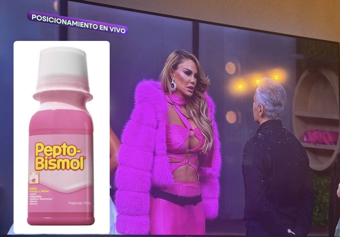 ItsLaLlorona's tweet photo. Nuevo patrocinador Pepto Bismol #LCDFMX3 #LCDFMX https://t.co/8SRbGlCFE6