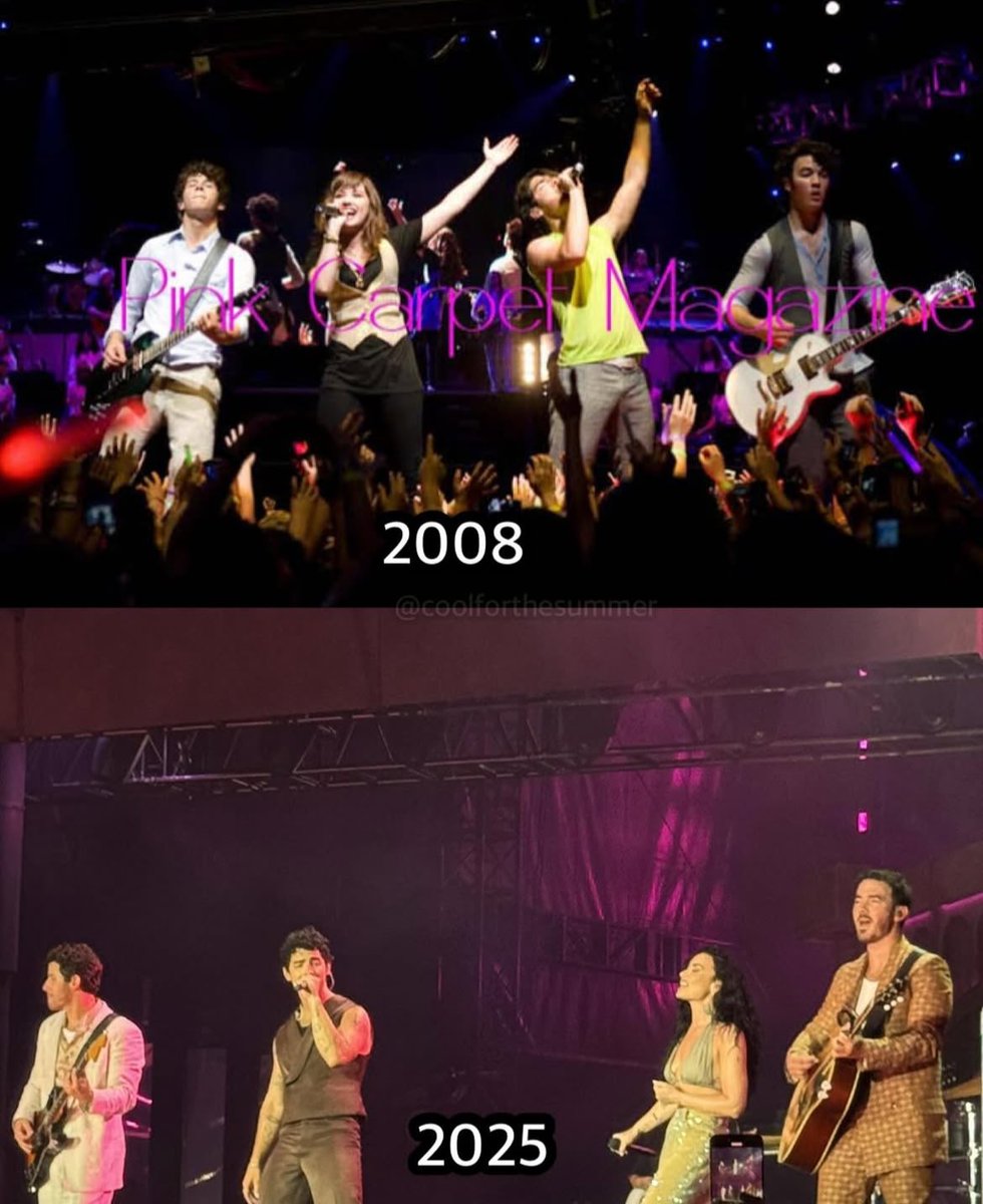 AAAA DESPUÉS DE 17 AÑOS DEMI LOVATO Y LOS JONAS BROTHERS VOLVIERON A CANTAR JUNTOS