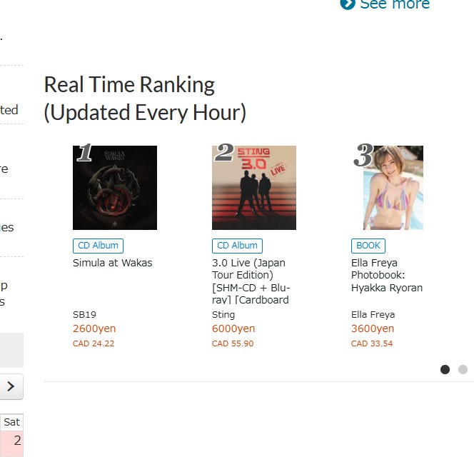 DAY 5 — still No. 1 in the all-genre real-time ranking. 
Just unbelievable.

SB19: #SimulaatWakas
cdjapan.co.jp/product/SICP-6…

#SB19 #CD #MadeSB19Physical
