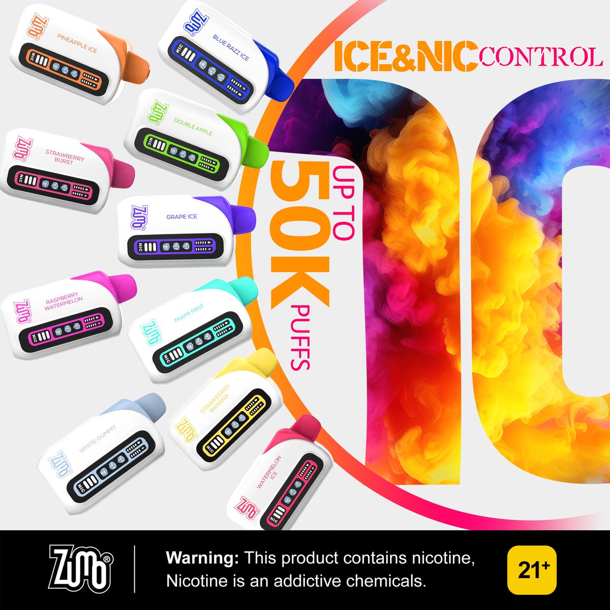 ⚡🚀50K puffs in Eco mode, and 25K in Turbo mode. Dual mesh coil tech + adjustable airflow = pure flavor mastery. Your vape. Your rules.

⚠️Must be 21+            
#zumovape #VapeCommunity #vape #vaping #Smartvape #vapeshop #vapes #vapefam #relax #ice #vapelover #vape放出