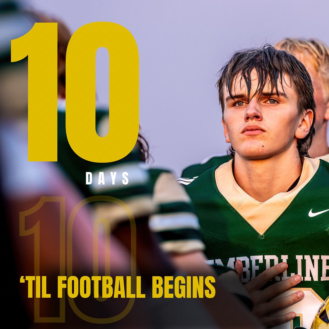 10 Days til Fall practices begin! 
#GangGreen