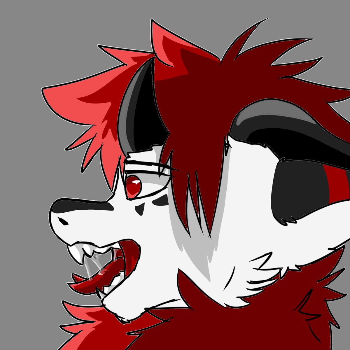 oversized red dergy with soft paws (@ashenfluff4546) on Twitter photo Maw Maw