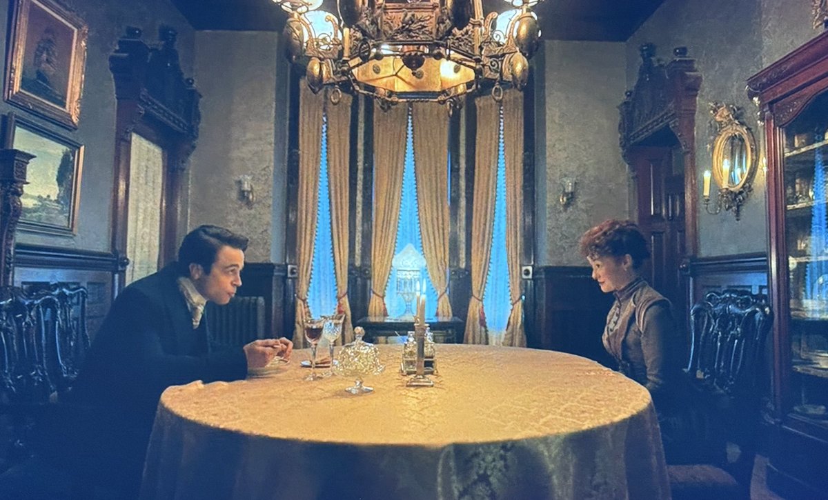 JayLeesCorner's tweet photo. This moment between Jack &amp; Bridget was 3 seasons in the making. Such a sweet and romantic way to start a possible love story for them next season.

In this house, you’re my guest. 

They both are gentle with each other and that’s promising. 

#TheGildedAge https://t.co/qML4VDUxmK