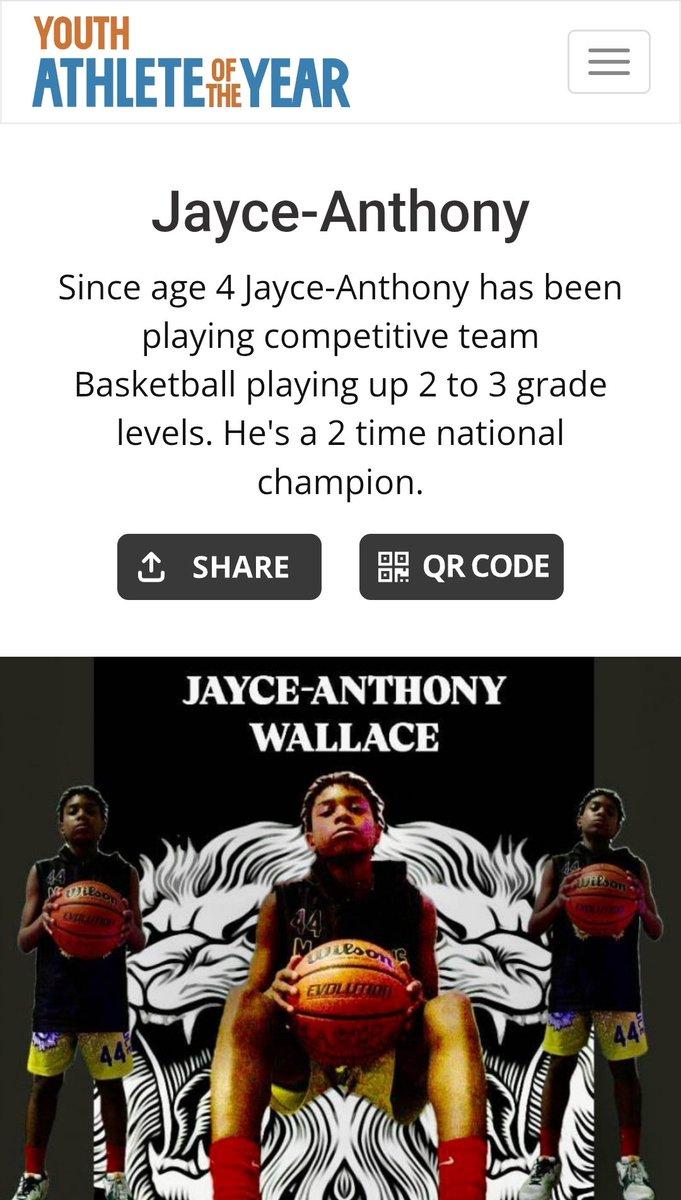 Jayce-Anthony is in the 2nd round we just need you all to keep voting keep him in the top 15 so he can go to the next round.  Thank you all for your support so far lets keep it going.  

athleteoftheyear.org/2025/jayce-ant…