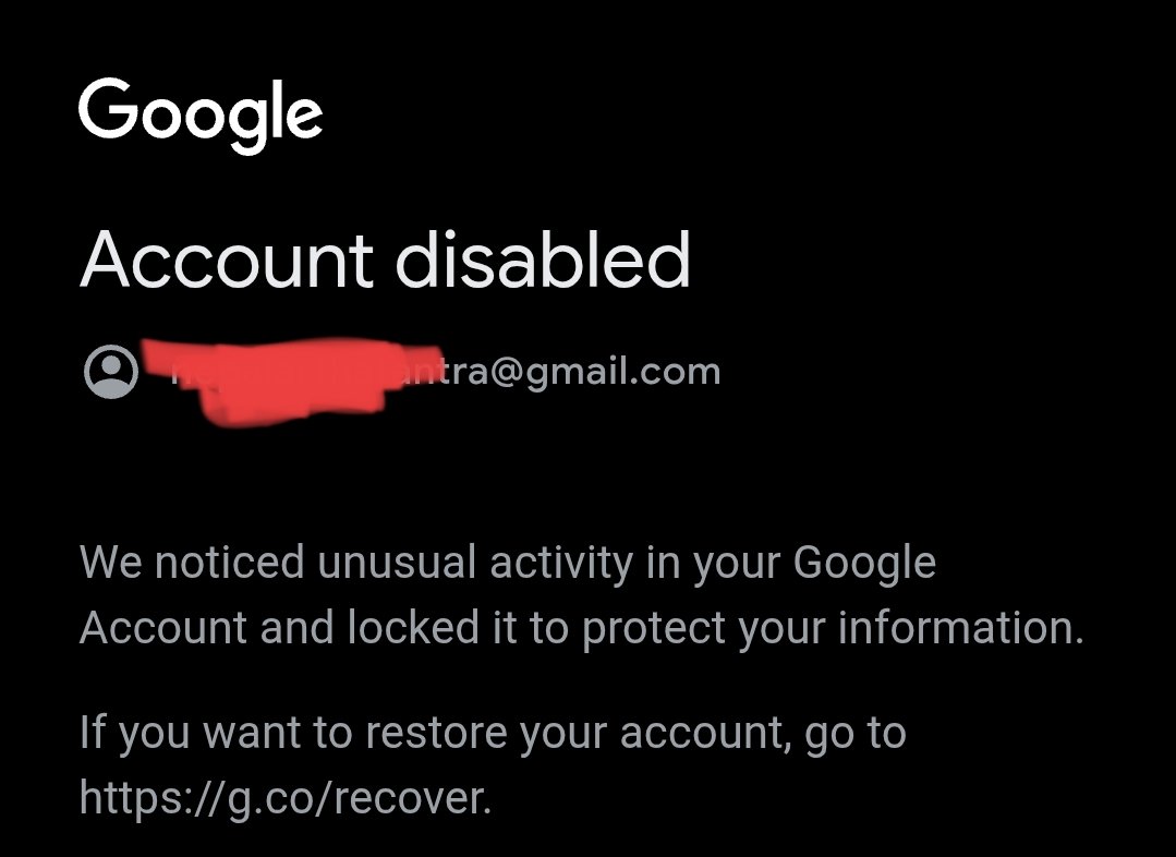 rkcstar2's tweet photo. @TeamYouTube My Gmail account is disabled please help https://t.co/94ViXVkFRF