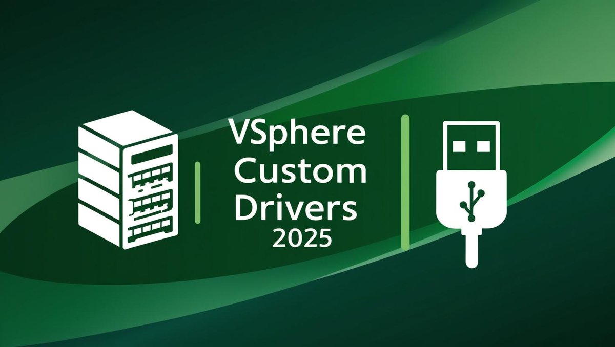 TechyGeeks1's tweet image. VMware vSphere Custom Drivers in 2025: Realtek and More | #2025Tech #CustomISO #ESXiDrivers #Homelab #RealtekNIC #Virtualisation #Vsphere8
tinyurl.com/26hsl2hc