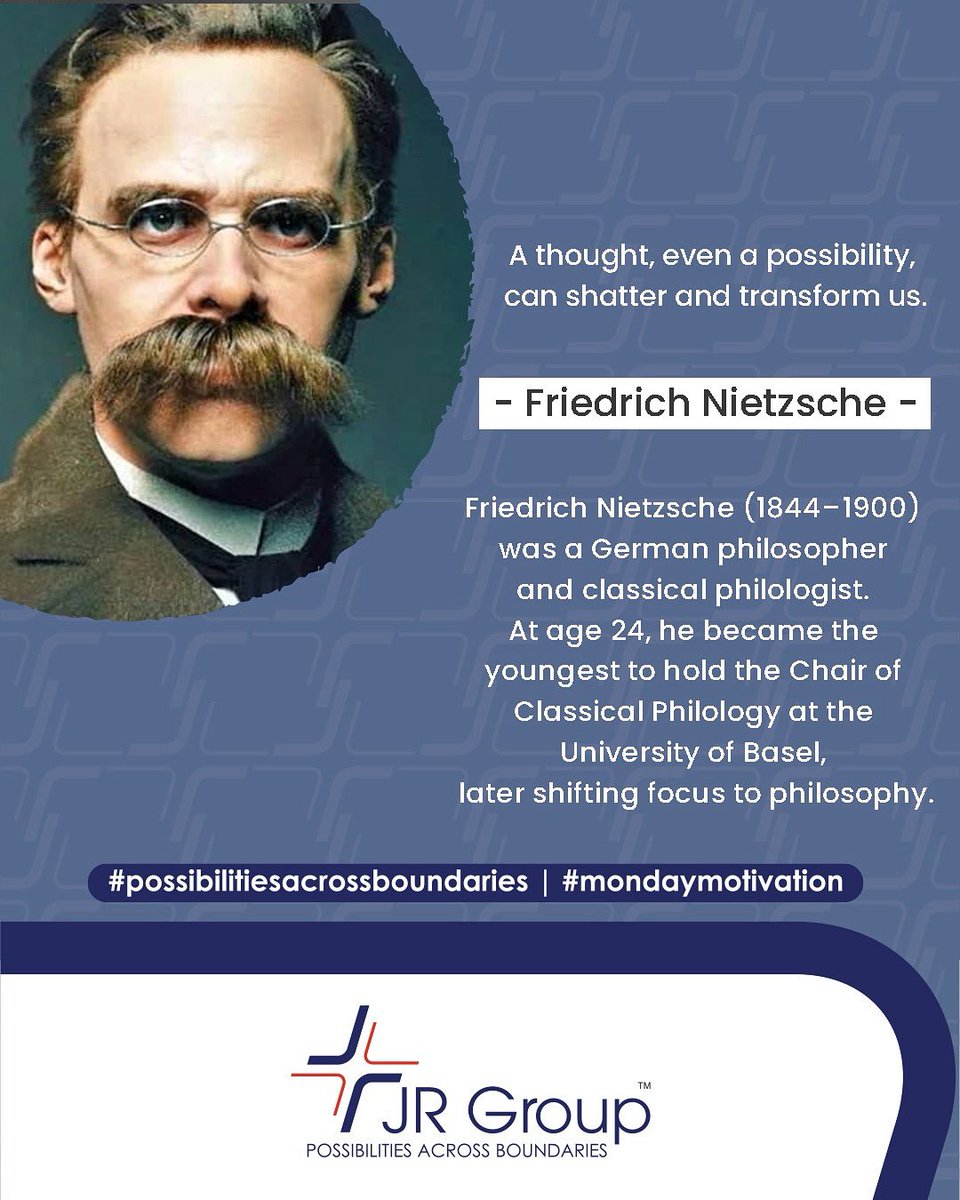 jrgroupindia's tweet image. A thought—even a possibility—has the power to shatter and transform us.
— Friedrich Nietzsche
.
.
.
.
.
.
.
.
.
.
.
#jrgroupindia #mondaymotivation #logisticsolution